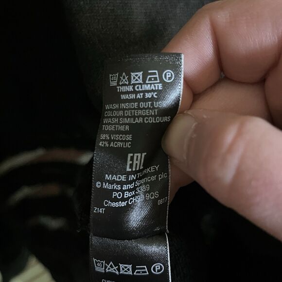 Marks And Spencer Per Una Long Open Cardigan Decorative Detail US Size 16 UK 20 - Picture 4 of 7